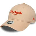 casquette-courbee-rose-ajustable-pour-femme-9twenty-city-los-angeles-new-era