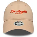 casquette-courbee-rose-ajustable-pour-femme-9twenty-city-los-angeles-new-era