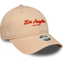 casquette-courbee-rose-ajustable-pour-femme-9twenty-city-los-angeles-new-era