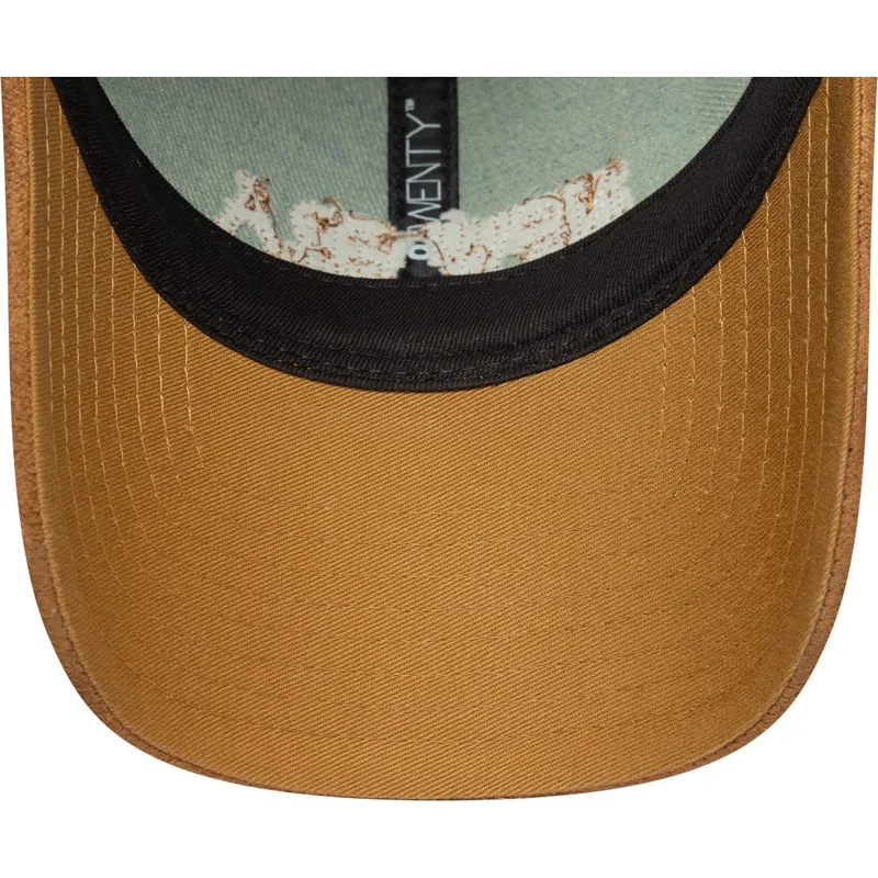 verstellbare-blaue-und-braune-damen-curved-cap-9twenty-western-pin-von-new-era