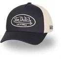 casquette-trucker-noire-et-beige-ajustable-lof-b31-von-dutch
