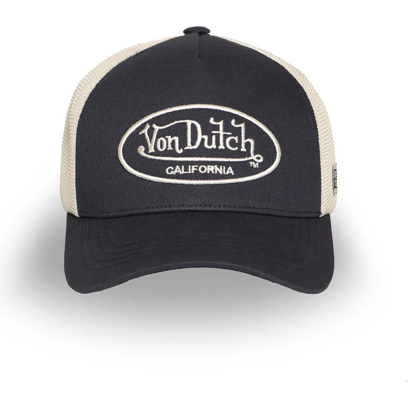 czapka-trucker-czarna-i-bezowa-regulowana-lof-b31-von-dutch