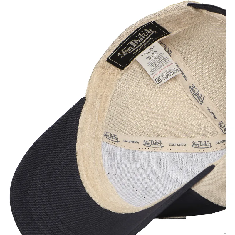 schwarze-und-beige-verstellbare-trucker-kappe-lof-b31-von-von-dutch