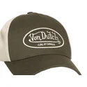 von-dutch-lof-b32-green-and-beige-adjustable-trucker-hat