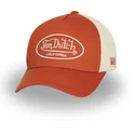trucker-cap-orange-und-beige-verstellbar-lof-b33-von-von-dutch