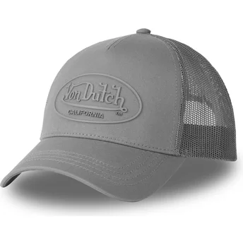 Czapka trucker szara LOG16 od Von Dutch