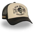 epci-curbata-bej-snapback-crew28-de-von-dutch