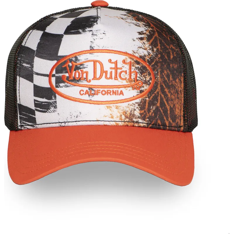 cap-curbata-orange-snapback-de-von-dutch