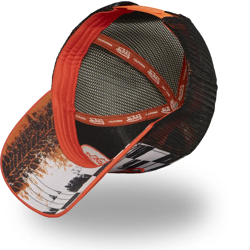 cap-curbata-orange-snapback-de-von-dutch