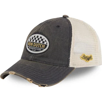 Casquette trucker grise et blanche MAC08 Von Dutch