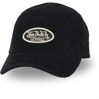 Czarna regulowana czapka z daszkiem VEL02 od Von Dutch