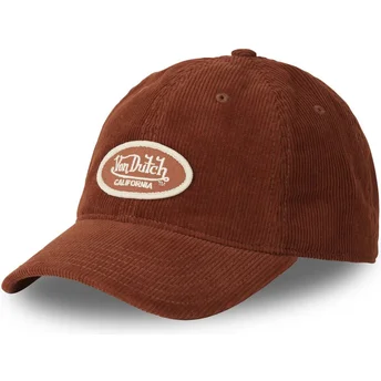 Șepci curbată maro reglabilă LOG06 de Von Dutch