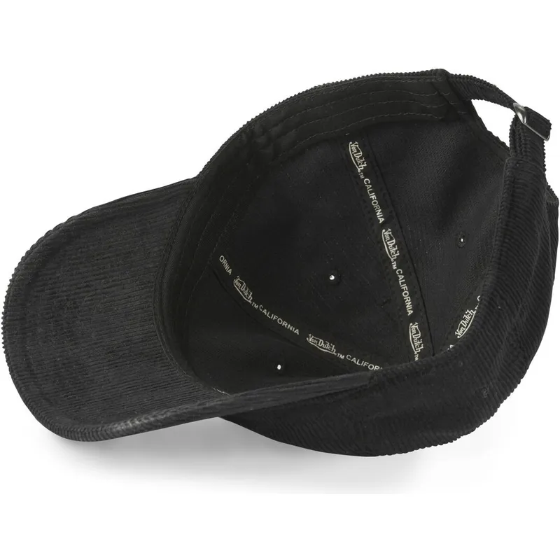 verstellbare-schwarze-kappe-mit-gebogenem-schirm-log09-von-von-dutch