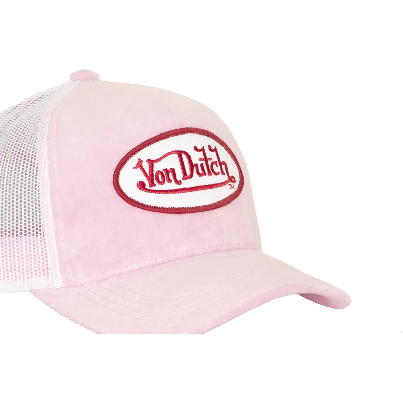 cappellino-trucker-rosa-e-bianco-kylie-p-di-von-dutch