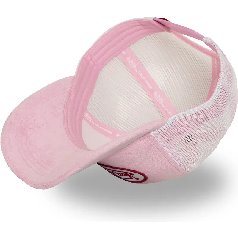 rosa-weisse-trucker-kappe-kylie-p-von-von-dutch