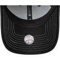 new-era-curved-brim-women-9forty-topstitch-pu-new-york-yankees-mlb-black-adjustable-cap