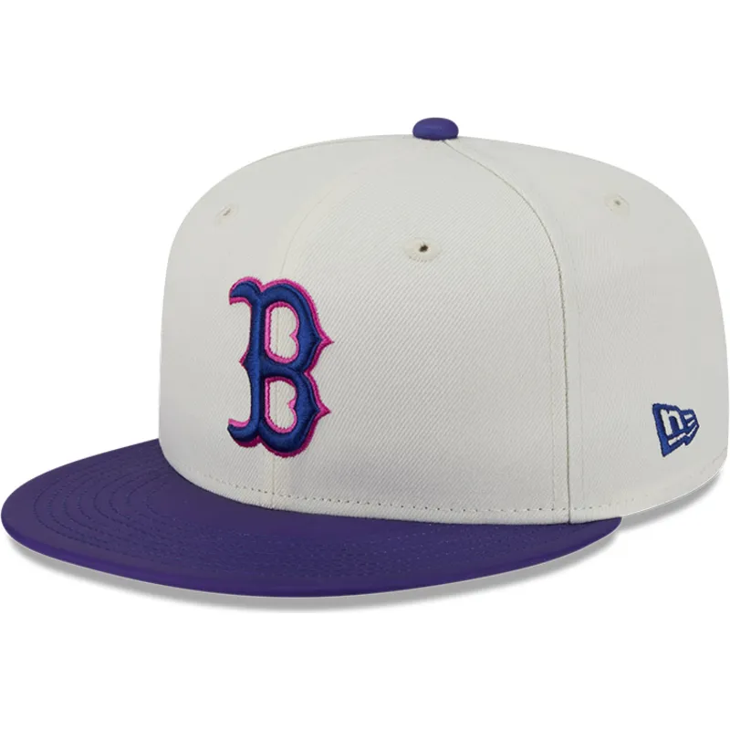 epci-plata-bej-fitted-59fifty-clr-dvlp-de-boston-red-sox-mlb-de-new-era