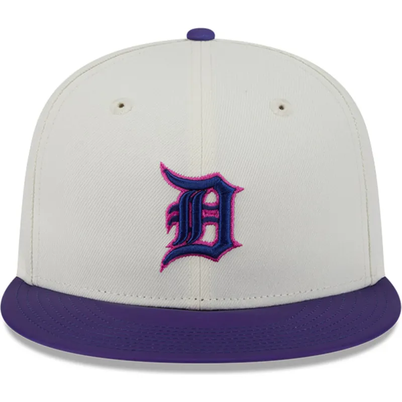 beige-violette-59fifty-clr-dvlp-fitted-cap-der-detroit-tigers-mlb-von-new-era