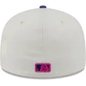 cappello-piatto-beige-e-viola-regolabile-59fifty-clr-dvlp-dei-detroit-tigers-mlb-di-new-era