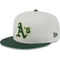 bezowo-zielona-dopasowana-czapka-z-daszkiem-59fifty-clr-dvlp-oakland-athletics-mlb-od-new-era