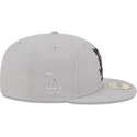 casquette-plate-grise-ajustee-59fifty-cracked-los-angeles-dodgers-mlb-new-era
