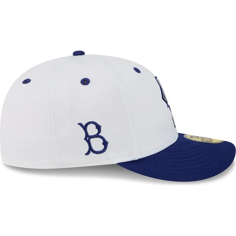 59fifty-new-era-brooklyn-dodgers-mlb-spieler-jackie-robinson-weisse-und-blaue-gebogene-kappe
