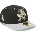cappellino-curvo-nero-e-grigio-regolabile-59fifty-player-frank-thomas-dei-chicago-white-sox-mlb-di-new-era