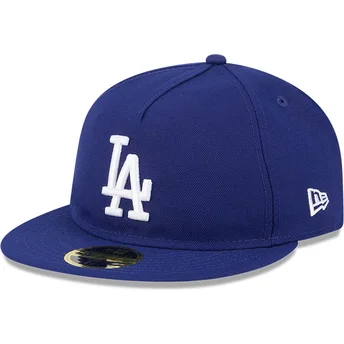 Casquette plate bleue ajustée 59FIFTY Retro Crown A Frame Easy Los Angeles Dodgers MLB New Era