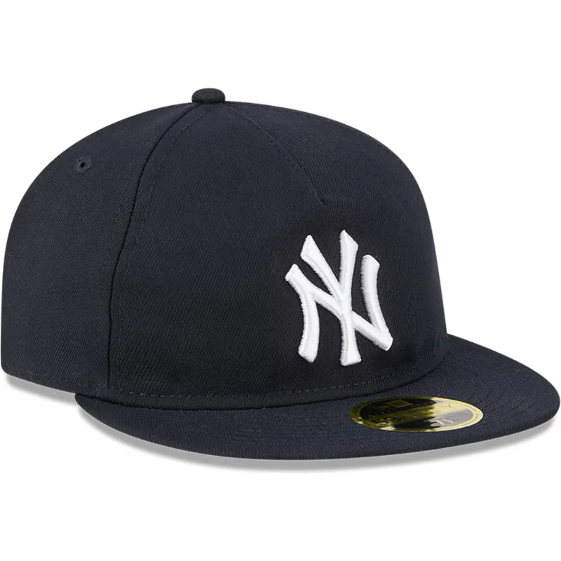 new-york-yankees-mlb-new-era-59fifty-retro-crown-a-frame-easy-fitted-cap-in-marineblau