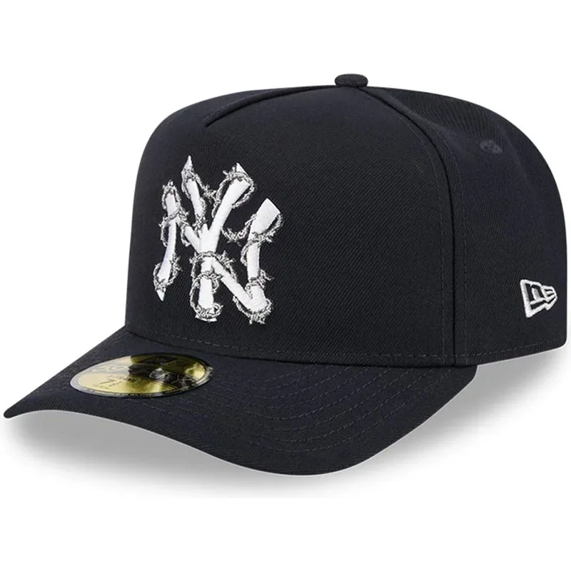 epci-curbata-bleumarin-fitted-59fifty-a-frame-wired-de-new-york-yankees-mlb-de-new-era