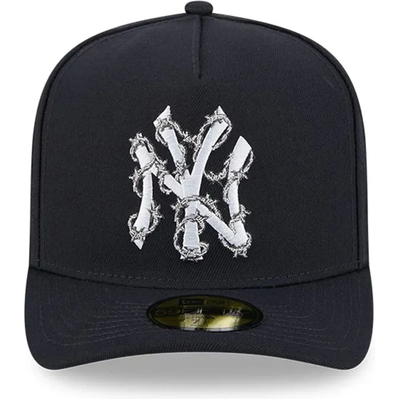 epci-curbata-bleumarin-fitted-59fifty-a-frame-wired-de-new-york-yankees-mlb-de-new-era