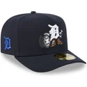 epci-curbata-bleumarin-fitted-59fifty-a-frame-cartoon-de-detroit-tigers-mlb-de-new-era