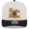 beige-und-schwarze-snapback-kappe-9fifty-a-frame-chainstitch-der-boston-bruins-nhl-von-new-era