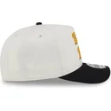 beige-und-schwarze-gebogene-snapback-kappe-9fifty-a-frame-chainstitch-der-boston-bruins-nhl-von-new-era