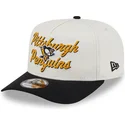 beige-och-svart-kurvad-keps-snapback-9fifty-a-frame-chainstitch-pittsburgh-penguins-nhl-fran-new-era