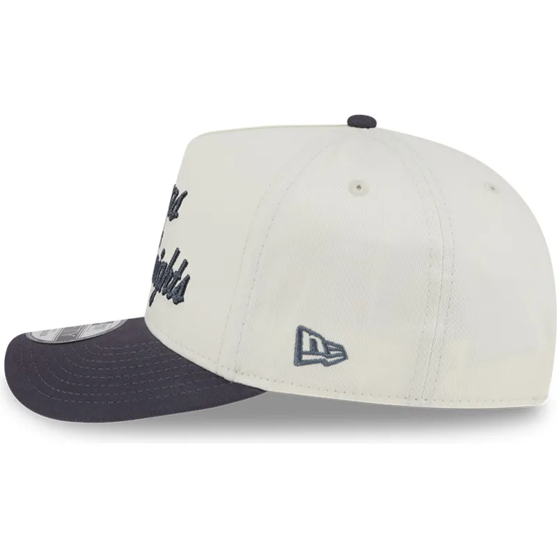 bezowo-szara-zakrzywiona-czapka-snapback-9fifty-a-frame-chainstitch-vegas-golden-knights-nhl-new-era