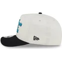beige-och-svart-bojd-keps-snapback-9fifty-a-frame-chainstitch-san-jose-sharks-nhl-fran-new-era