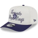 epci-curbata-bej-snapback-9fifty-a-frame-chainstitch-de-toronto-maple-leafs-nhl-de-new-era