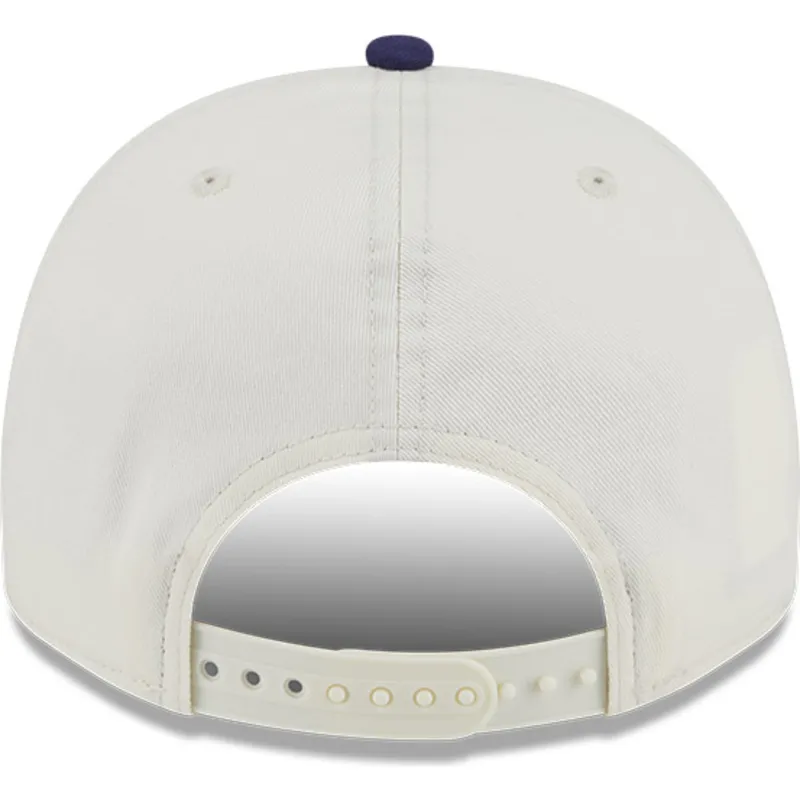 epci-curbata-bej-snapback-9fifty-a-frame-chainstitch-de-toronto-maple-leafs-nhl-de-new-era