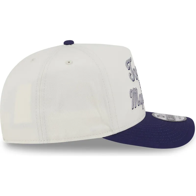 epci-curbata-bej-snapback-9fifty-a-frame-chainstitch-de-toronto-maple-leafs-nhl-de-new-era