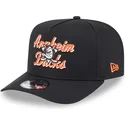 anaheim-ducks-nhl-9fifty-a-frame-chainstitch-schwarze-snapback-kappe-mit-gebogenem-schirm-von-new-era
