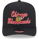 czarna-czapka-z-zakrzywionym-daszkiem-snapback-9fifty-a-frame-chainstitch-chicago-blackhawks-nhl-new-era