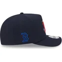 casquette-courbee-bleue-marine-snapback-9fifty-a-frame-cartoon-boston-red-sox-mlb-new-era