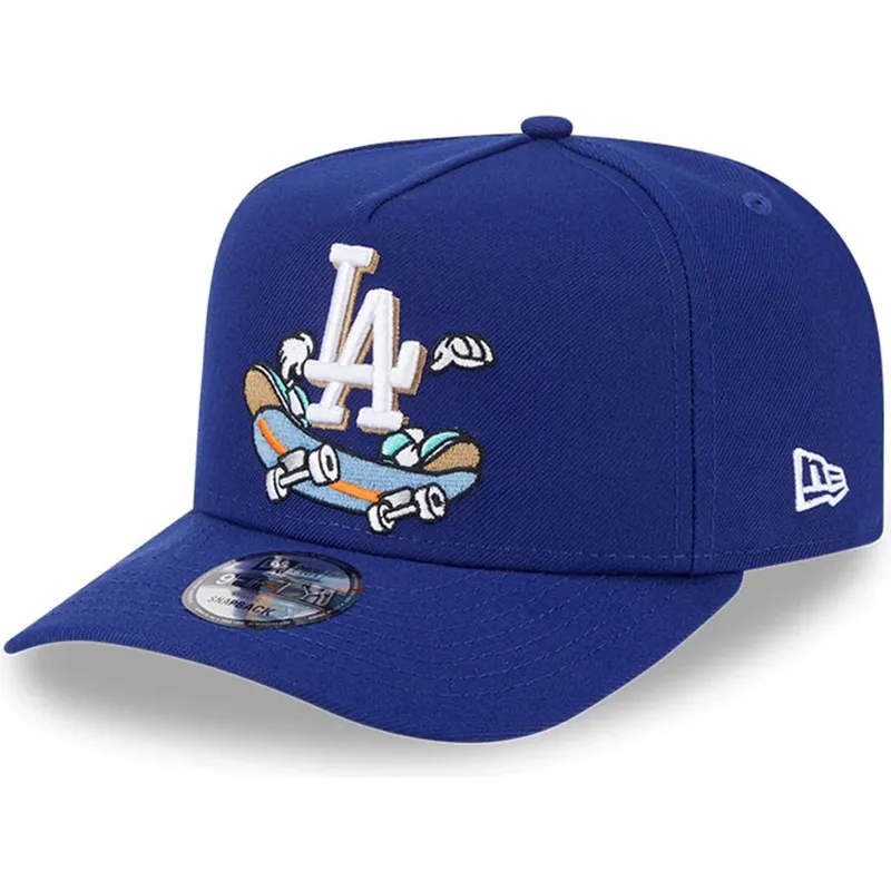 epci-curbata-albastru-snapback-9fifty-a-frame-cartoon-de-los-angeles-dodgers-mlb-de-new-era