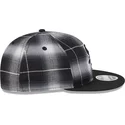 chicago-white-sox-mlb-new-era-9fifty-retro-crown-plaid-svart-snapback-flat-keps