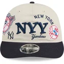 epci-curbata-bej-snapback-9fifty-retro-crown-scatter-de-new-york-yankees-mlb-de-new-era