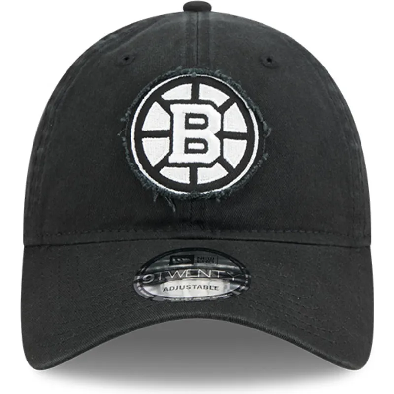 cappellino-curvo-nero-regolabile-9twenty-stamp-dei-boston-bruins-nhl-di-new-era