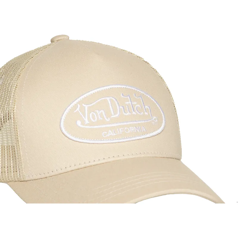 cappello-trucker-beige-regolabile-lof-b35-di-von-dutch