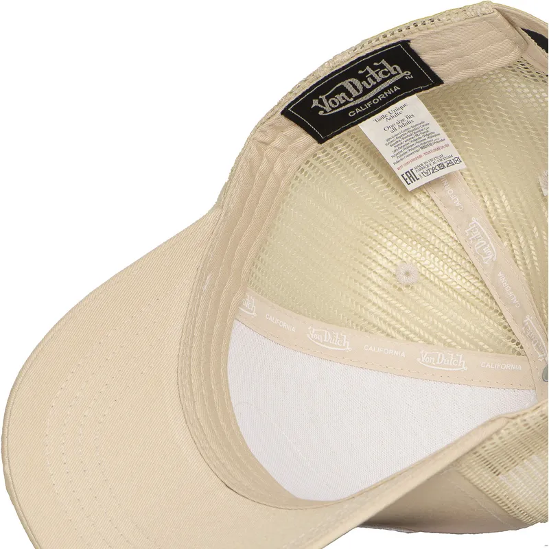 cappello-trucker-beige-regolabile-lof-b35-di-von-dutch