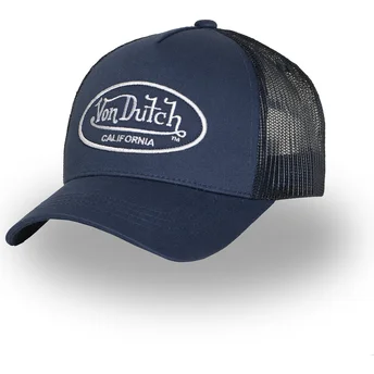 Cappellino trucker blu navy regolabile LOF B37 di Von Dutch